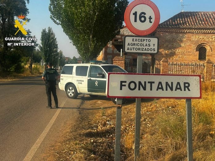 Guardia Civil en Fontanar.