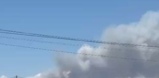 La UME, en el grave incendio del norte de Guadalajara: VEA LOS VIDEOS Imagen aportada por un lector de LA CRÓNICA en los primeros compases del incendio de Beleña. (Foto: La Crónic@)