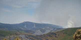 El agua del Sorbe baja limpia… por ahora Uno de los parajes que ardieron el pasado verano y cuyas escorrentías aún preocupan.