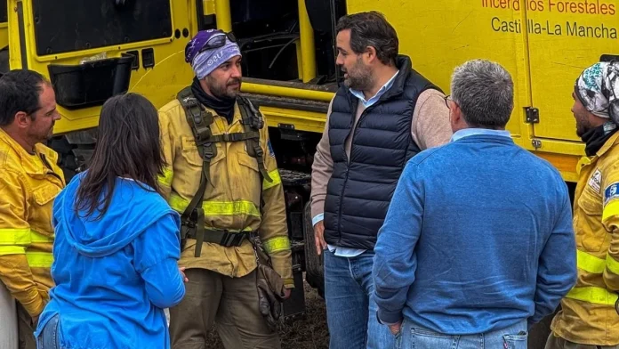 Paco Núñez en el incendio