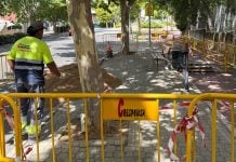 Van a arreglar las aceras de 51 calles en Cabanillas: mira si está la tuya Arreglo de aceras en Cabanillas del Campo.
