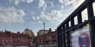 Desde el lunes, sin aparcamiento en el Mercado de Abastos, por los encierros de Guadalajara Corrales de los encierros de Guadalajara