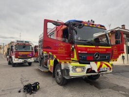 Una dotación de Bomberos de la Comunidad de Madrid, en imagen de archivo.