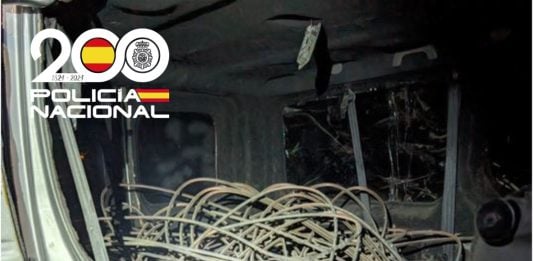 Dejan el tren sin 300 kilos de catenaria en Humanes… pero les pillan cobre