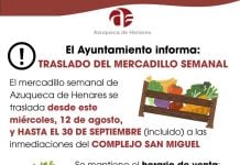 Las fiestas mandan: el mercadillo de Azuqueca se traslada Mercadillo de Azuqueca