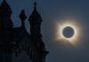 Aemet comprobó en Campisábalos que el eclipse no hizo bajar la temperatura Vista del eclipse solar total de 2026 de la ciudad de Guadalajara. (Foto: Rafa Martín)