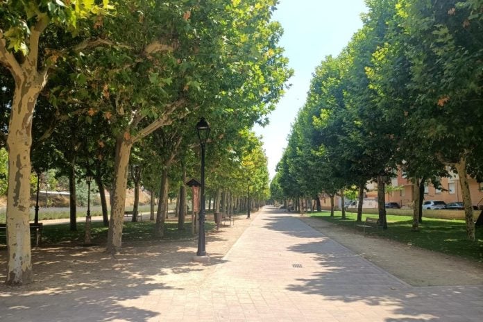 Parque de La Alameda, Molina de Aragón.