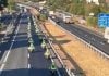 Tanta moto de la Guardia Civil en la A-2 sorprendió a los conductores. VEA EL VÍDEO Guardia Civil