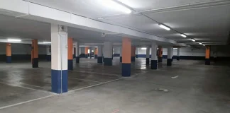 Las 60 plazas de aparcamiento más disputadas en Guadalajara pueden ser estas durante un mes Interior del parking de Alvarfáñez. (Foto: La Crónic@)