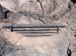 Ejemplo de una albarrada en Beleña.