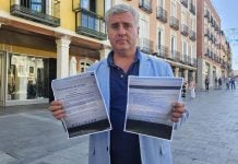 Alfonso Esteban, esgrimiendo para su crítica el Boletín Oficial del Estado.