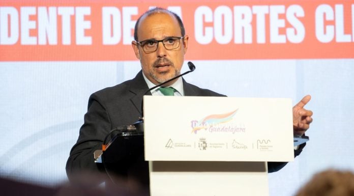 GUERRA DEL AGUA: Negársela a Madrid no significa ser insolidario, según Bellido Pablo Bellido, durante su intervención.