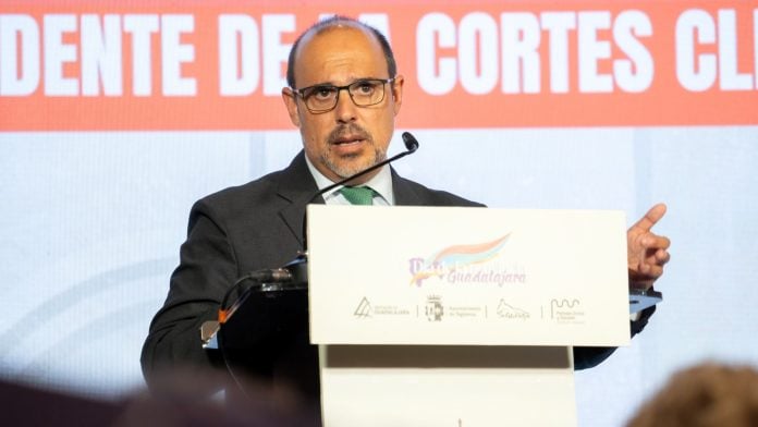 Pablo Bellido, durante su intervención.