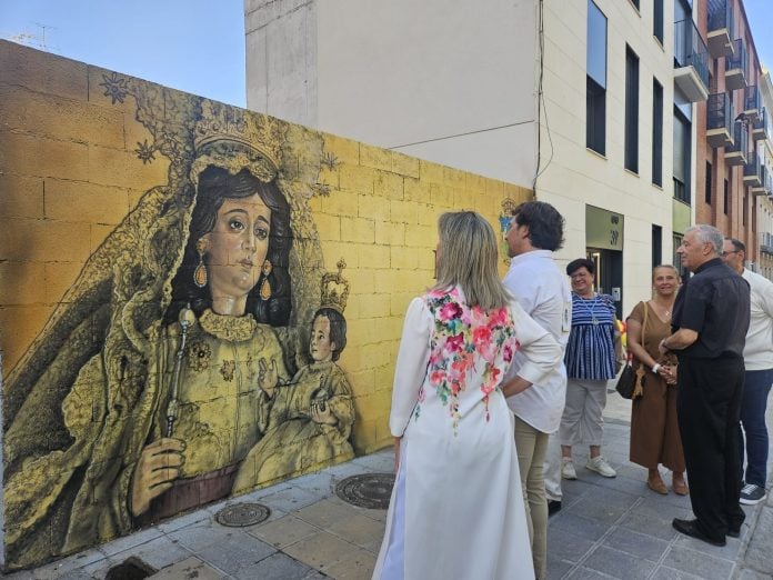 Mural en Guadalajara dedicado a la Virgen de la Antigua desde septiembre de 2026.
