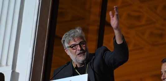 Raúl Cimas y su chanante pregón en Albacete Raúl Cimas pregona la Feria de Albacete.