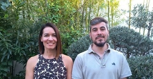 Cambios en Podemos Maite Pérez y José Luis García Gascón.