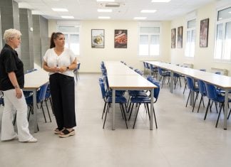 Casi un millón de euros para poner al día la Residencia de Estudiantes Interior cde la Residencia de Estudiantes de Guadalajara.