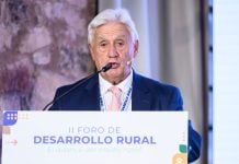 Jesús Ortega, durante la inauguración de la jornada en Sigüenza.