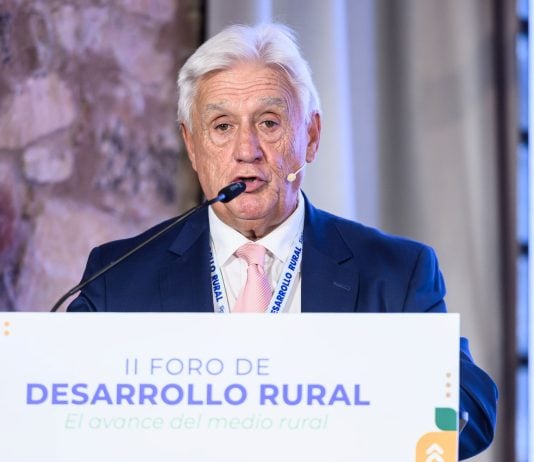 Jesús Ortega, durante la inauguración de la jornada en Sigüenza.