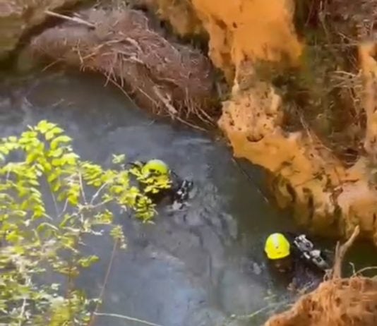 Dramático suceso en Mochales. VEA AL VÍDEO Los GEAS de la Guardia Civil, en pleno dispositivo en Mochales.