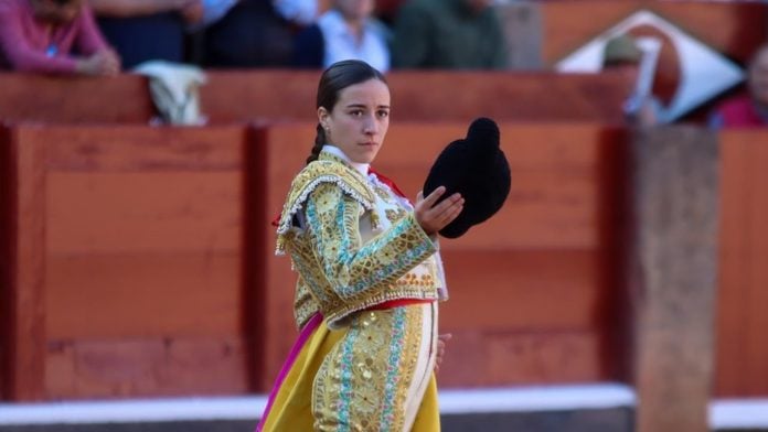 La novillera Raquel Martín.