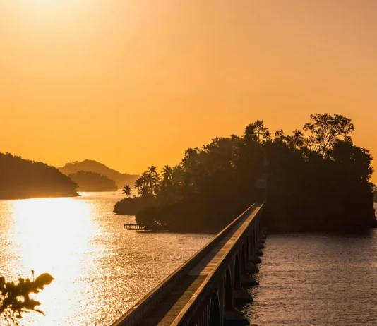 Atardecer en Samaná.