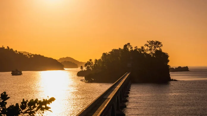 Atardecer en Samaná.
