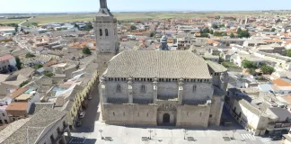 Calderón de la Barca le da el máximo reconocimiento turístico a un pueblo de Toledo Vista aérea del centro de Yepes, en la provincia de Toledo.