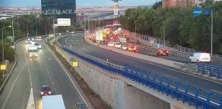 Atasco en la A-2 para empezar el jueves