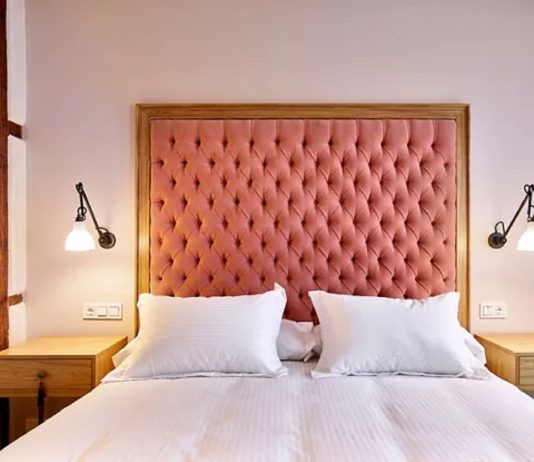 Habitación de uno de los hoteles de la Red de Hospederías de Castilla-La Mancha.
