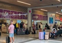 Descarrila un tren de Cercanías El tren afectado había salido de la estación de Chamartín, en una línea que tiene su inicio en Guadalajara. (Foto: La Crónic@)