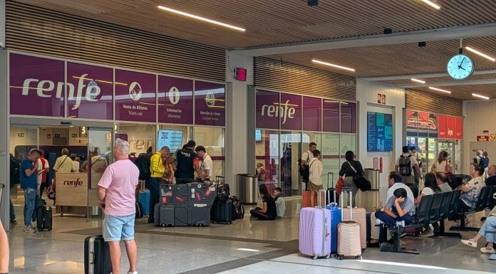 El tren afectado había salido de la estación de Chamartín, en una línea que tiene su inicio en Guadalajara. (Foto: La Crónic@)