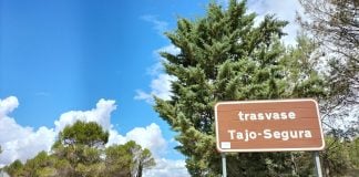 Un tramo del Trasvase Tajo-Segura.