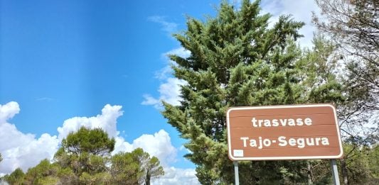 Un tramo del Trasvase Tajo-Segura.
