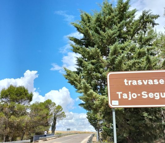 Un tramo del Trasvase Tajo-Segura.