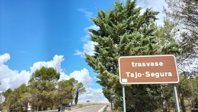Un tramo del Trasvase Tajo-Segura.