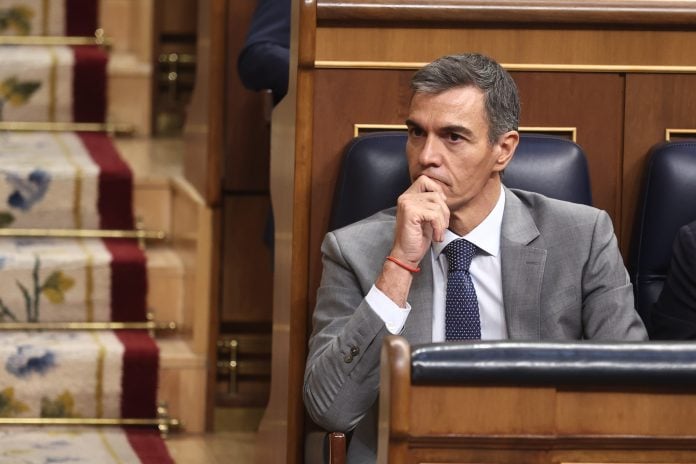 Pedro Sánchez en el Congreso en la sesión del 2 de octubre de 2026. (Foto: Eduardo Parra / EP)
