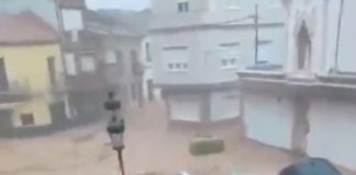 La riada en Madrigueras el 2 de octubre de 2026.