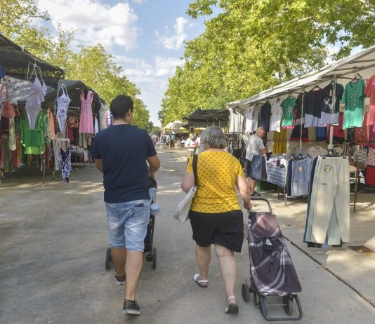 Mercadillo de Azuqueca. (Foto: Nacho Izquierdo)
