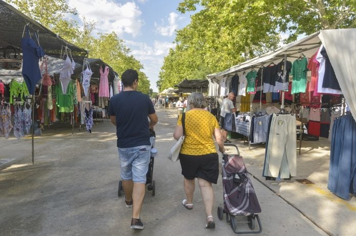 Mercadillo de Azuqueca. (Foto: Nacho Izquierdo)
