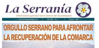 Inaudito: editan un periódico EN PAPEL en un pueblo de Guadalajara Primera portada de la nueva etapa de "La Serranía".
