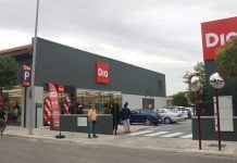 Cabanillas inaugura un supermercado muy «taurino» Supermercado DIA de Cabanillas del Campo poco después de su inauguración el 30 de septiembre de 2026. (Foto: Ayto. Cabanillas)