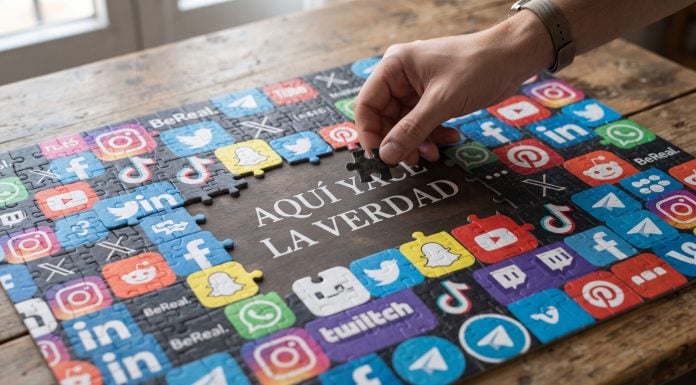 Los partidos se lanzan más que nunca a las redes sociales de cara a las próximas elecciones La verdad queda sepultada por la avalancha que generan las redes sociales, como representan esta imagen realizada por IA para La Crónic@