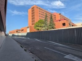 Hospital de Guadalajara en 2026, todavía sometido a obras para concluir la ampliación. (Foto: La Crónic@)