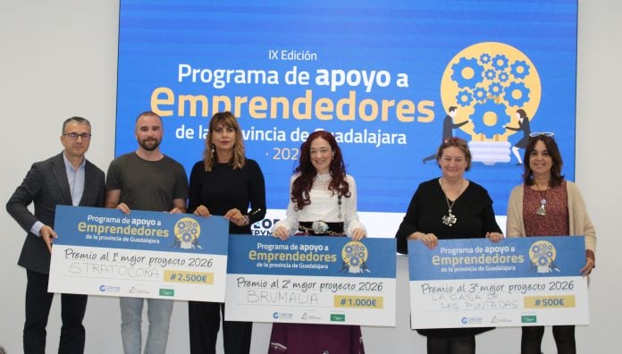 Los tres premiados en la edición de este año.