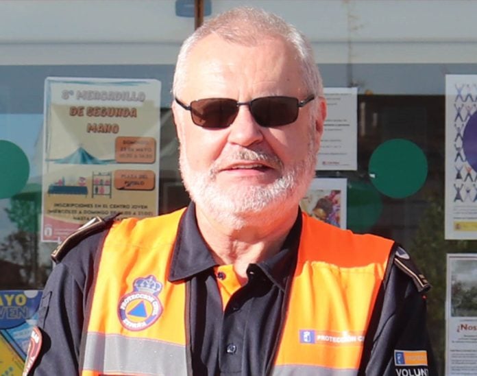 Juan Ruiz Castillo, jefe de Protección Civil de Cabanillas del Campo.