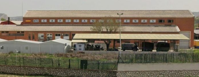 Vista parcial de la instalaciones del Parque de Ingenieros de Guadalajara.