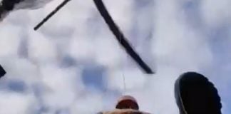 Complicado rescate en el Puerto de la Quesera: VEA EL VÍDEO Rescate de una de las excursionistas en el Puerto de la Quesera.