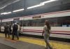 La jornada de huelga se ha hecho notar en Cercanías Tren de Cercanías en la estación de Recoletos en octubre de 2026. (Foto: La Crónic@)