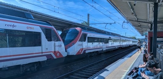 Tren de Cercanías en octubre de 2026. (Foto: La Crónic@)